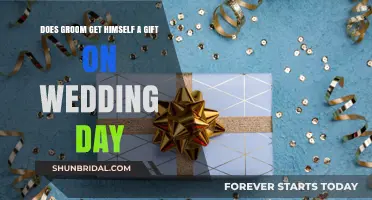Should the Groom Gift Himself on the Wedding Day?