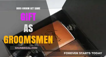 Should the Groom's Gift Match the Groomsmen's Presents?