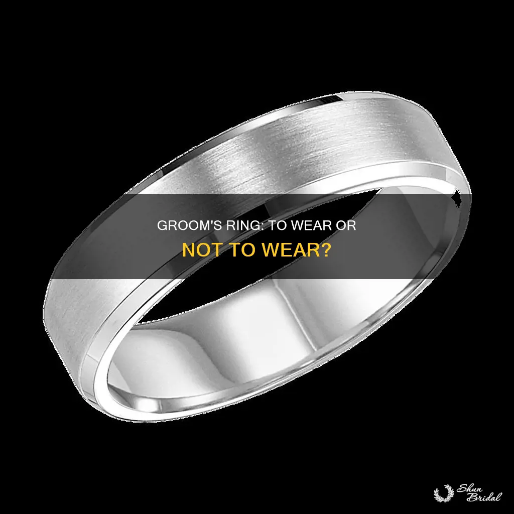 does groom need a ring at the wedding ceremony