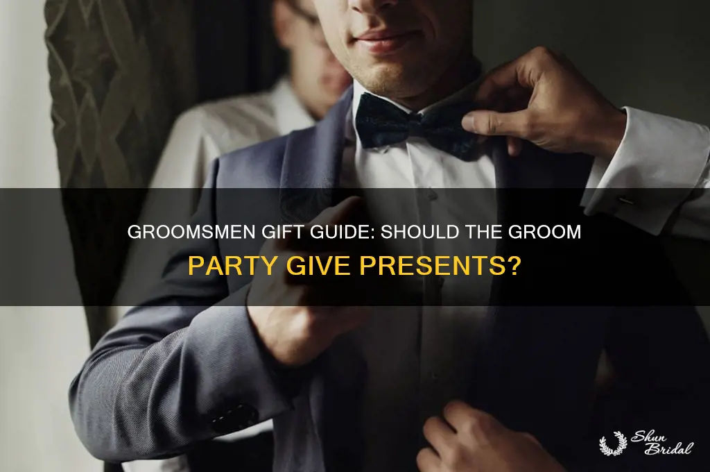 does groom party get gifts for groomsmen
