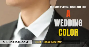 Groom's Pocket Square: Wedding Color or Not?
