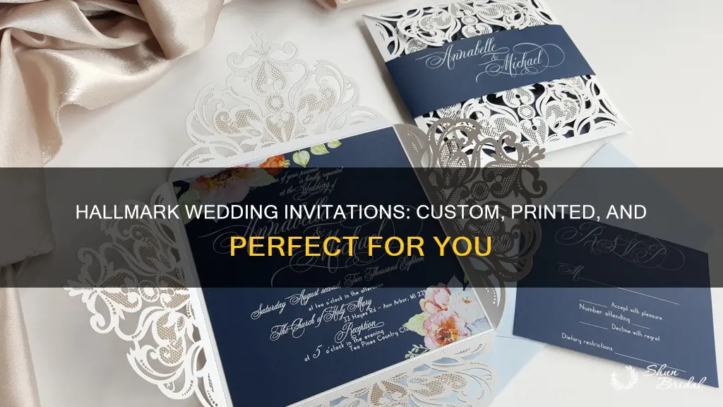 does hallmark print wedding invitations