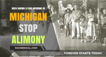 Fake Weddings: Can They Stop Alimony in Michigan?