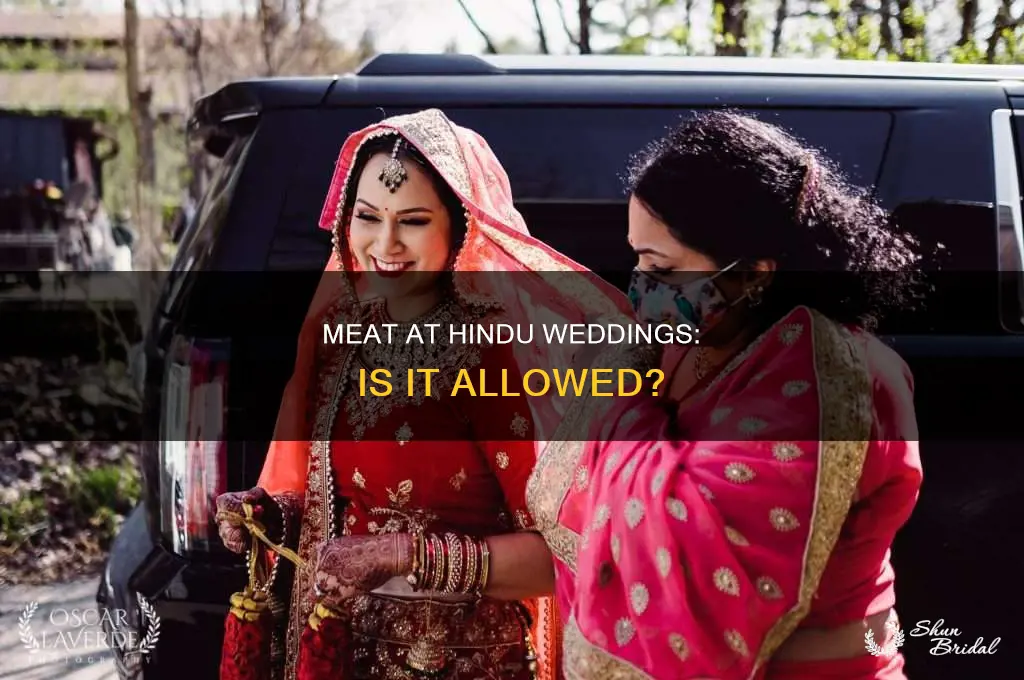 does hindu weddings have meat