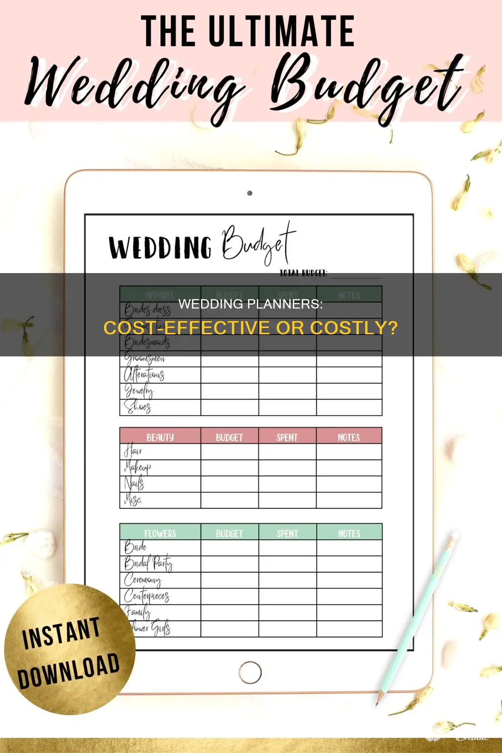 does hiring a wedding planner save money