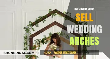 Find Wedding Arches at Hobby Lobby?
