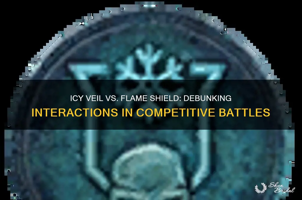 does icy veil affect flame shield