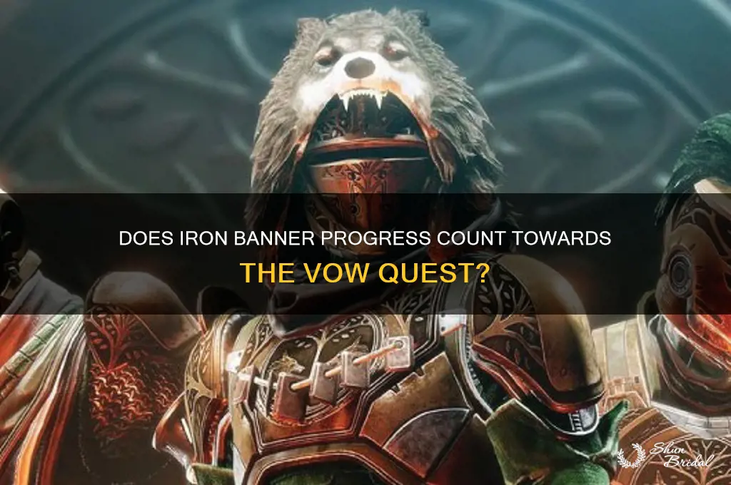 does iron banner count for the vow