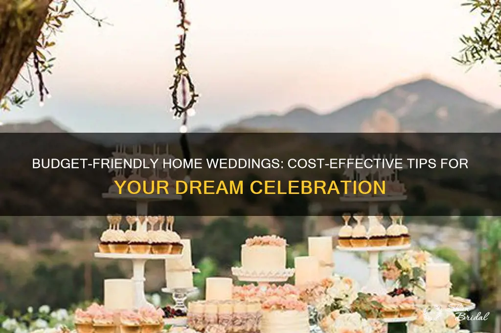 does it cost alot to have a wedding at home