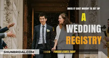Setting Up a Wedding Registry: Any Costs Involved?