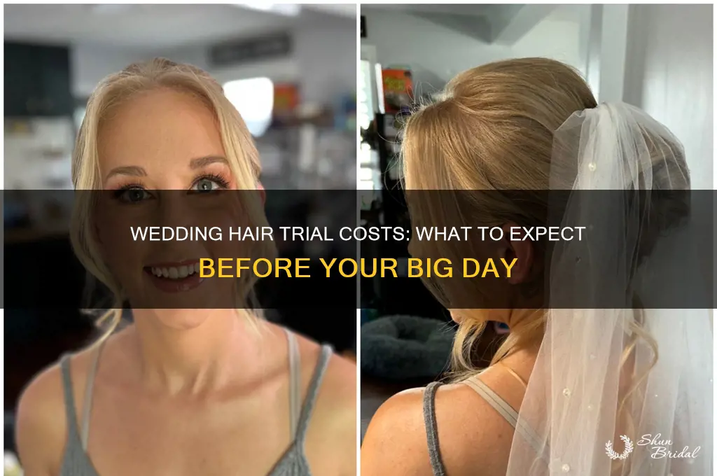 does it cost money to have your wedding hair trialed