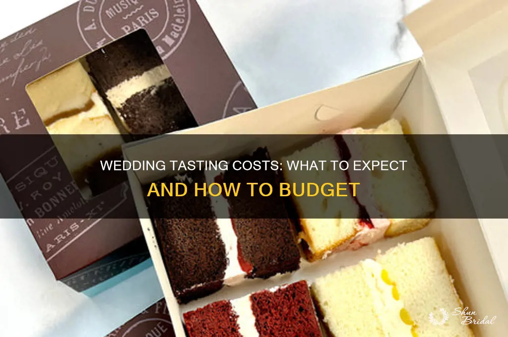 does it cost to do a wedding tasting