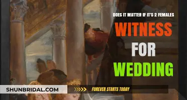 Witnessing a Wedding: Female Perspective Matters