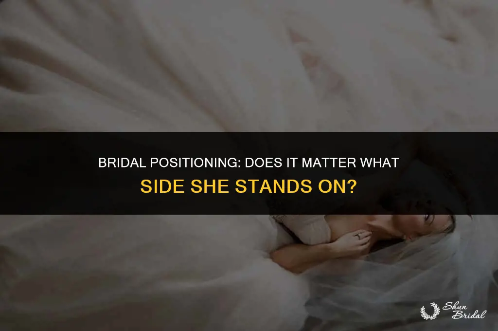 does it matter what side the bride stands on