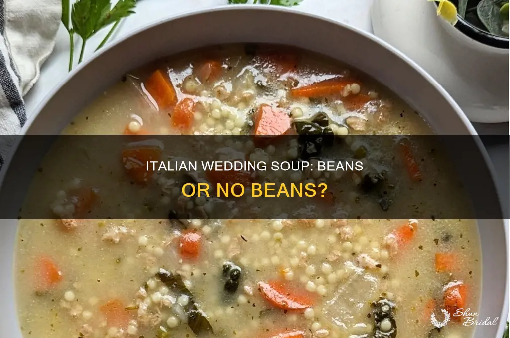 does italian wedding soup have beans