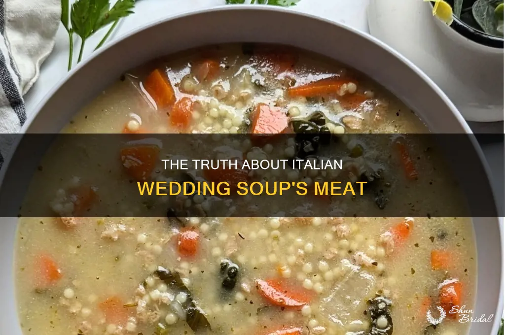 does italian wedding soup have chicken in it