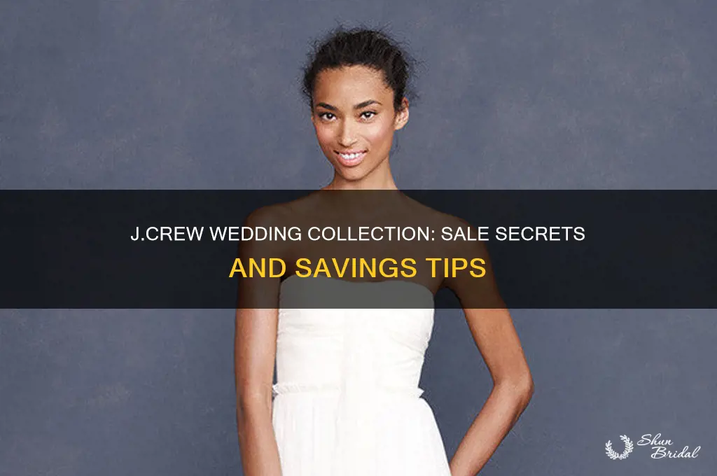 does j crew wedding ever go on sale