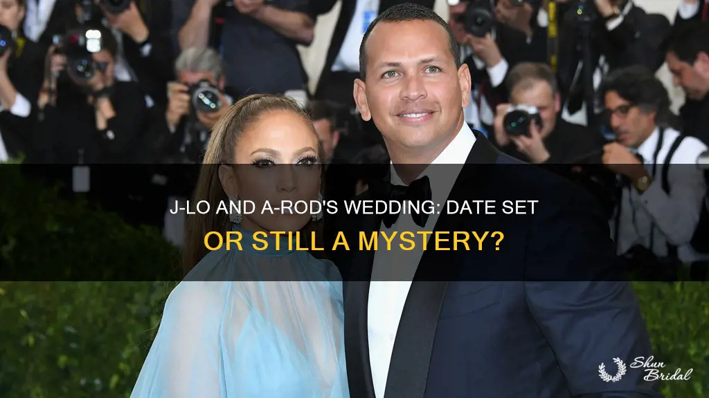 does jennifer and arod have a wedding date