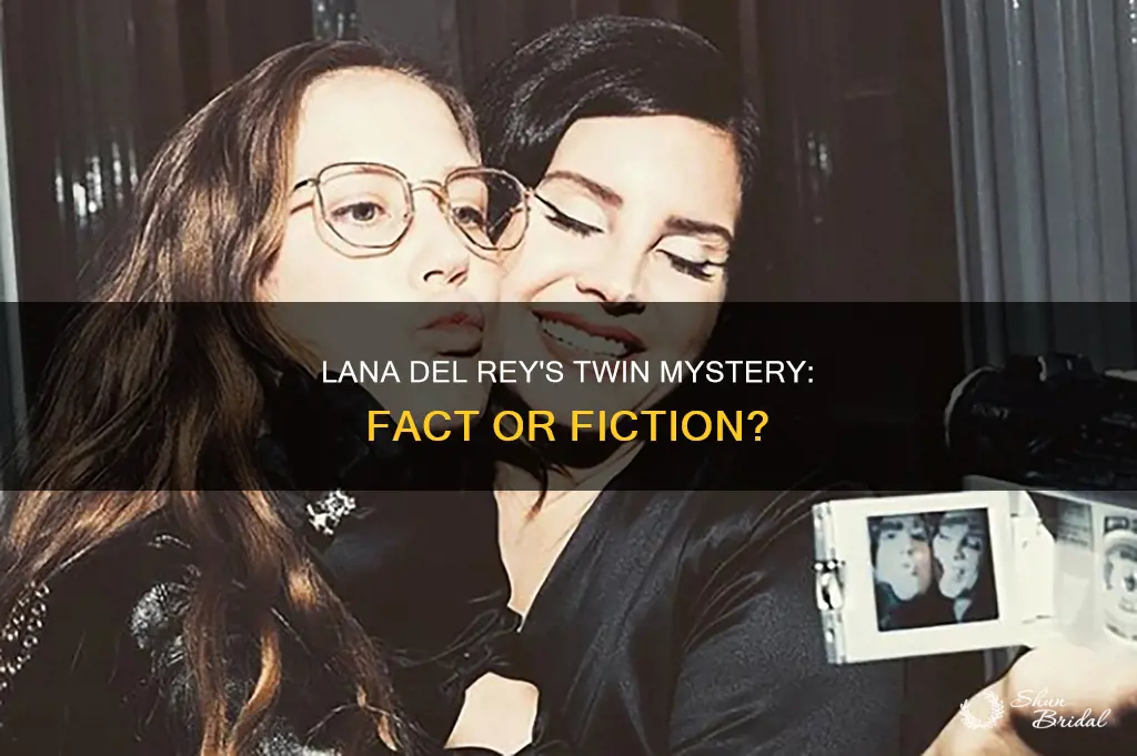 does lana del rey have a twin