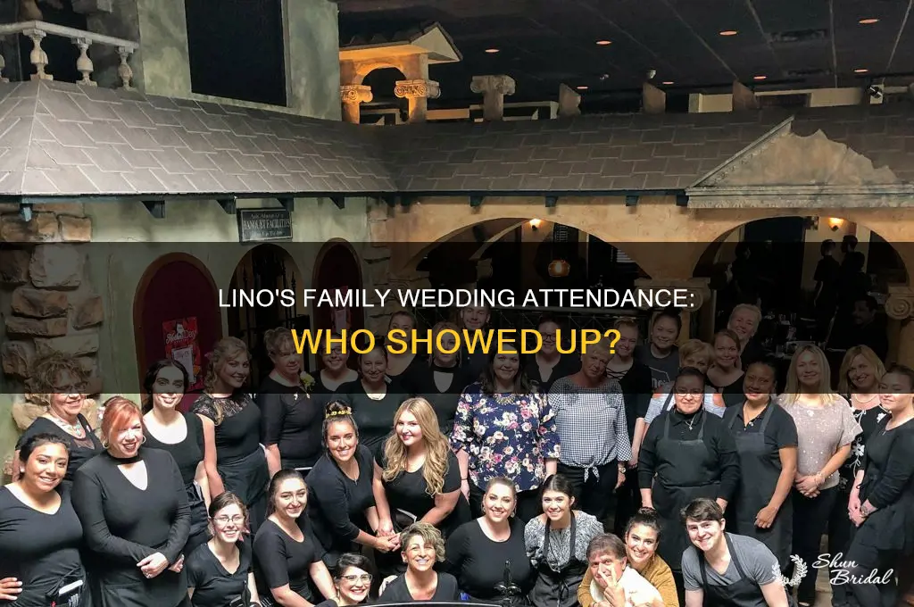 does linos family come to the wedding