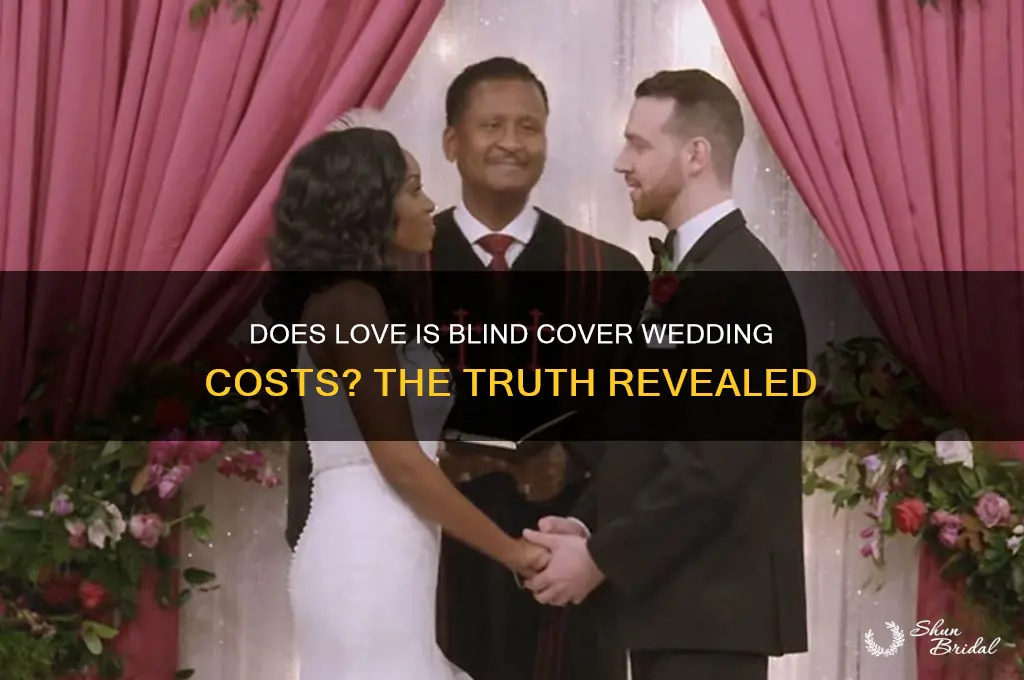does love is blind pay for the wedding