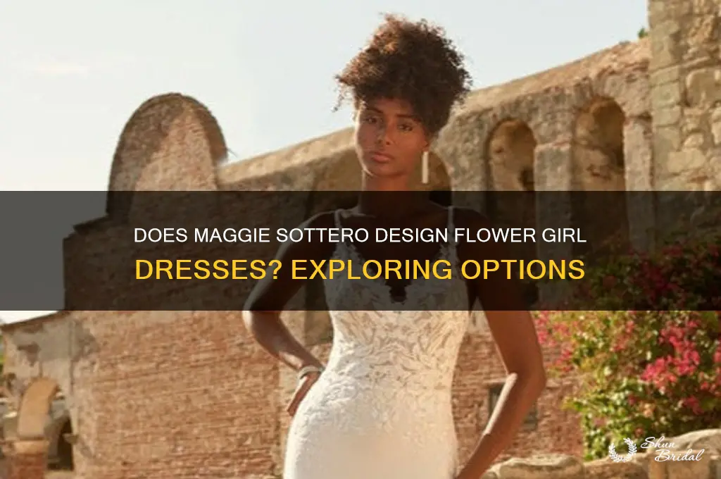 does maggie sottero make flower girl dresses