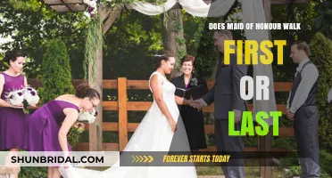 Maid of Honour's Position: Walking First or Last in the Wedding Procession?