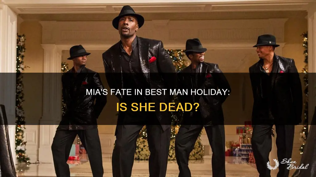 does mia die in best man holiday