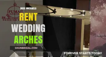 Renting Wedding Arches: Michaels' Rental Services