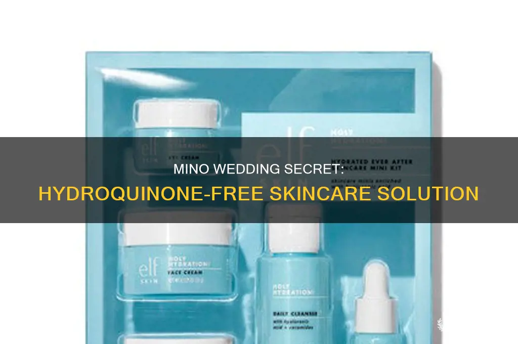 does mino wedding secret contain hydroquinone