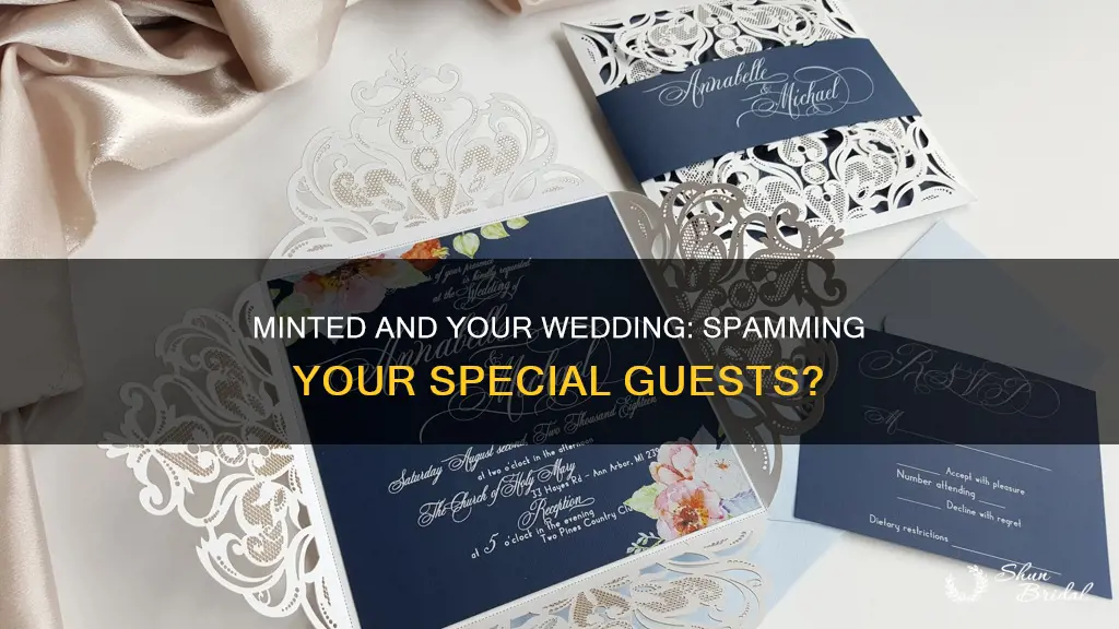 does minted spam mail your wedding invite list