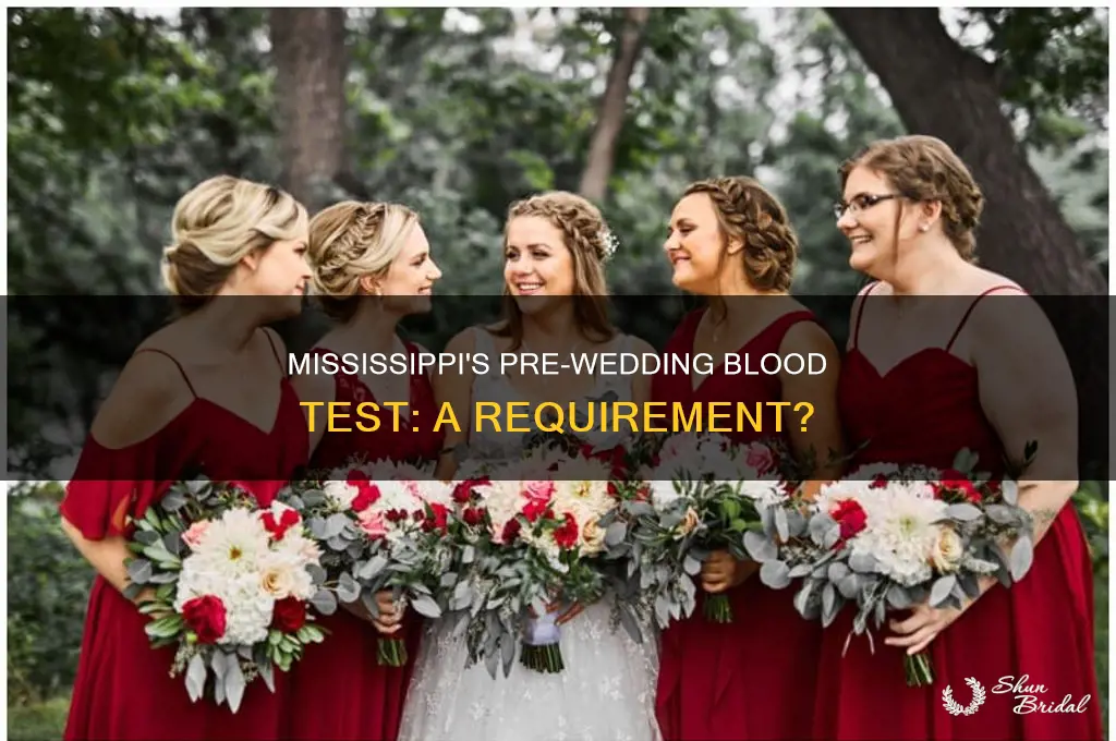 does mississippi require blood test before wedding