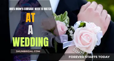 Mom's Corsage: To Match or Not to Match?