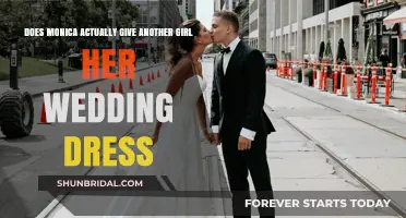 Monica's Wedding Dress: A Generous Gesture