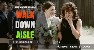 Elegant Traditions: The Mother of the Bride's Aisle Walk