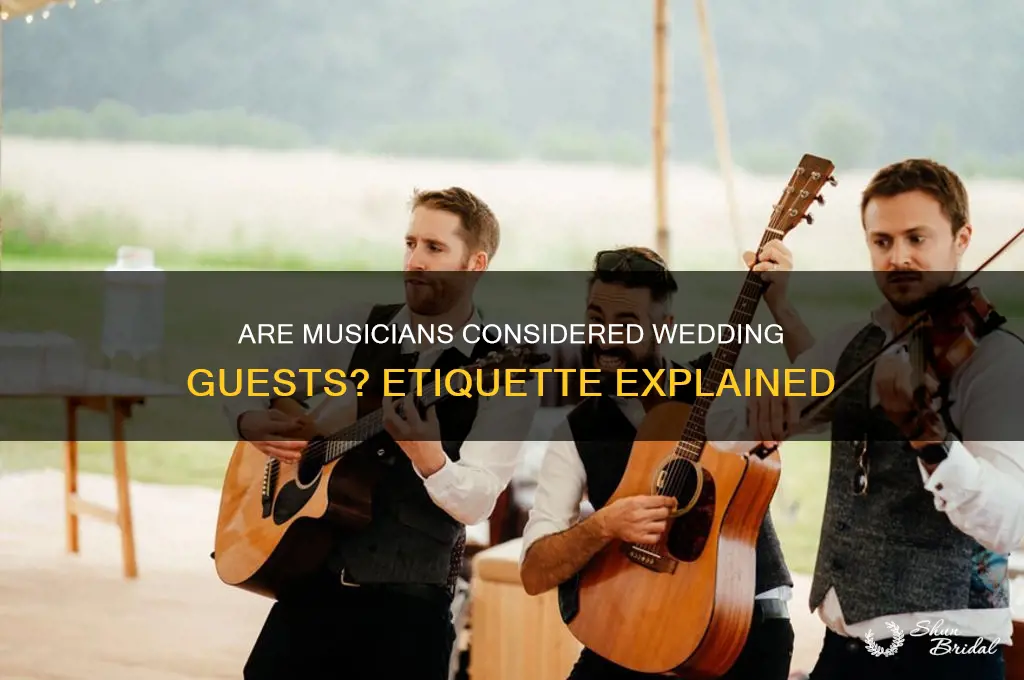 does musician count as wedding guest