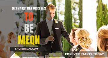 Best Man Speech: Mean or Nice?