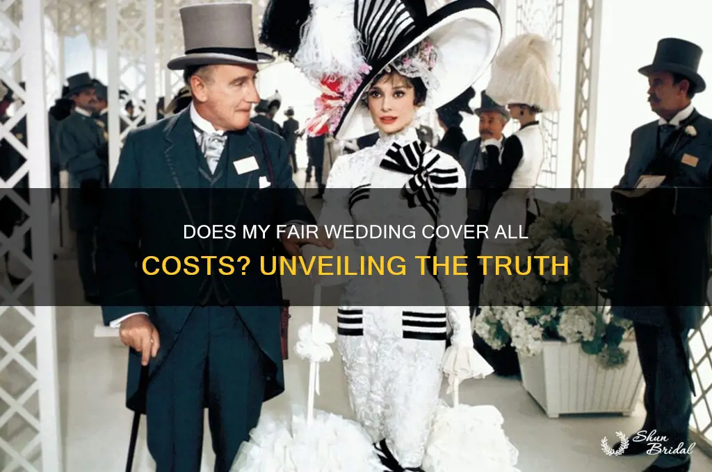 does my fair wedding pay for everything