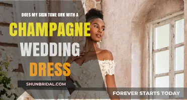 Champagne Wedding Dress: Perfect for Your Skin Tone?