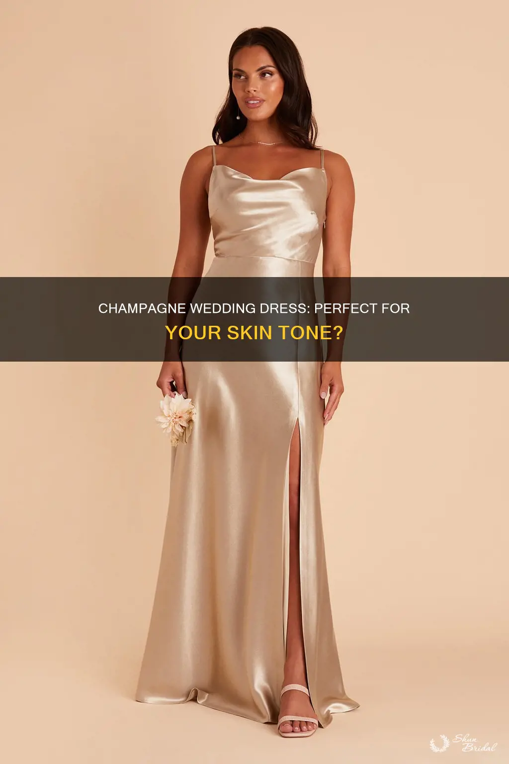 does my skin tone ork with a champagne wedding dress
