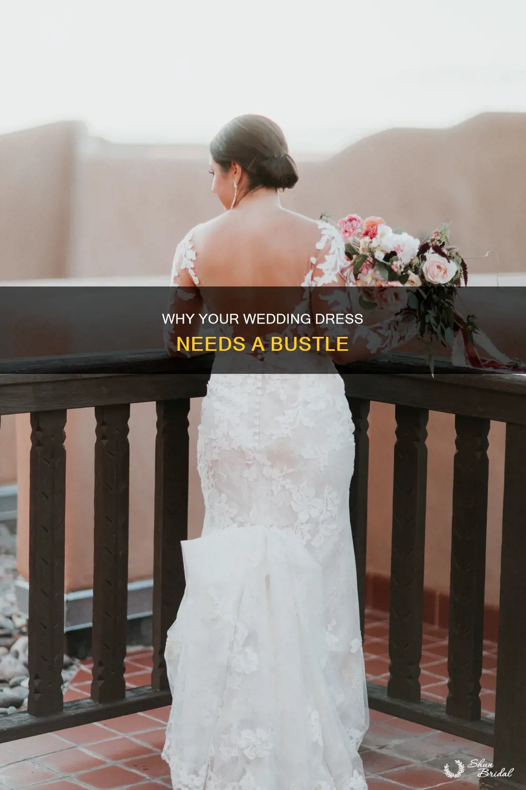 does my wedding dress need a bustle