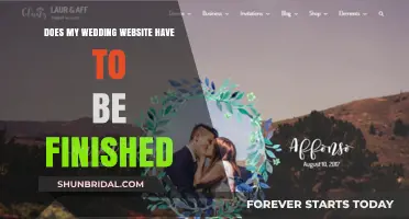 Your Wedding Website: Does It Need to Be Perfect?