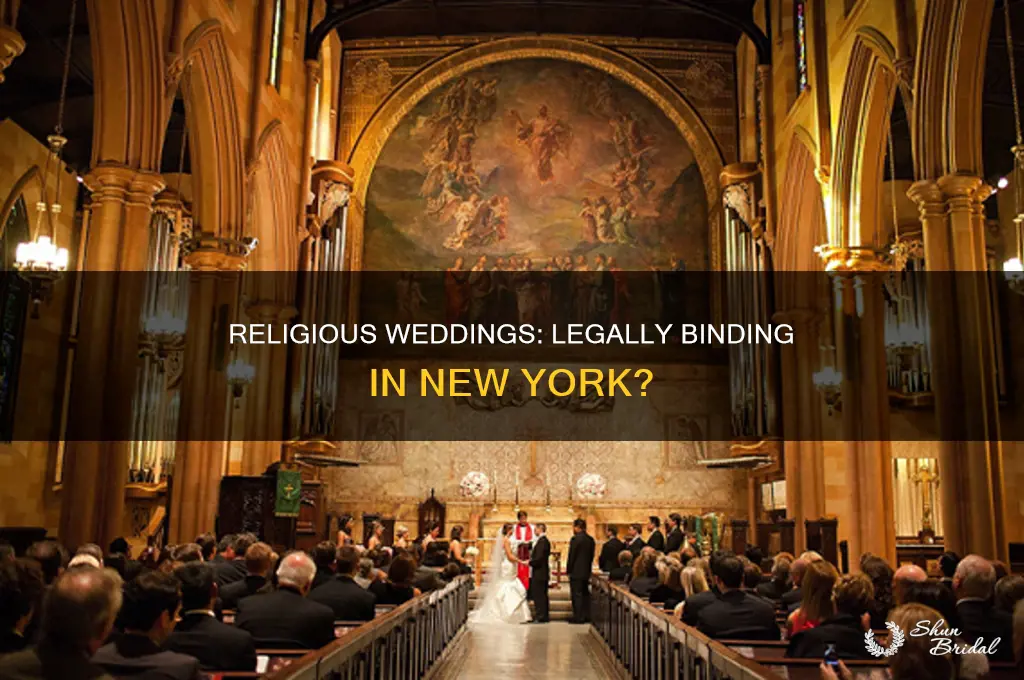 does new york state accept religious weddings