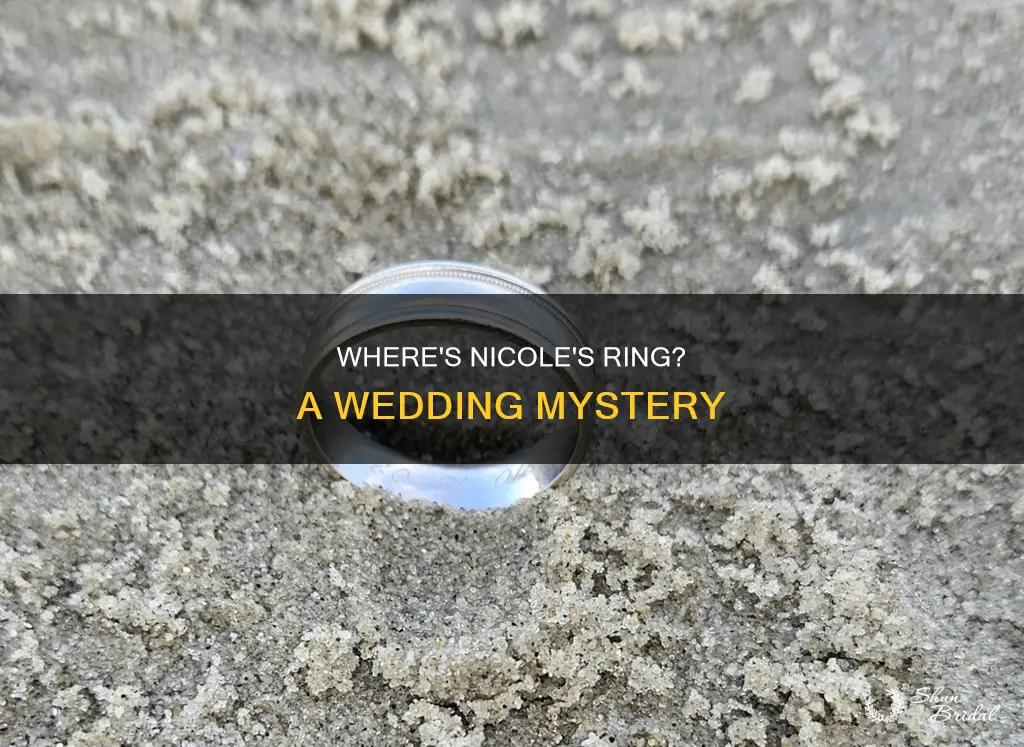 does nicole find her wedding ring