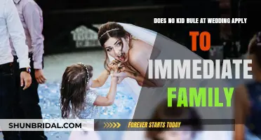 Family-only kids: Wedding no-kid rules and exceptions