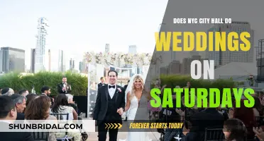 NYC City Hall Weddings: Saturdays Open?