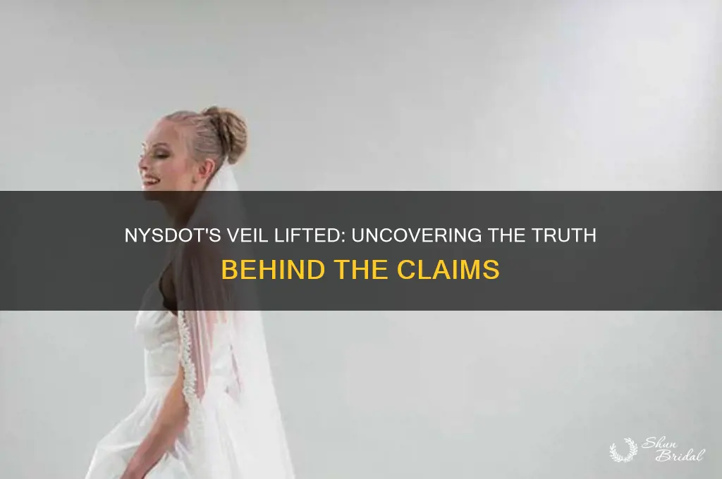 does nysdot really say that lifting the veil