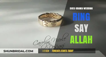 Obama's Wedding Ring: "Allah" Inscription, Fact or Fiction?