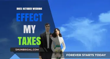 How an October Wedding Can Impact Your Taxes