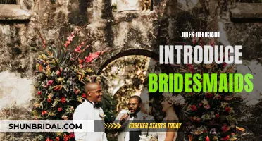 Who Introduces the Bridesmaids? The Officiant's Role Explored